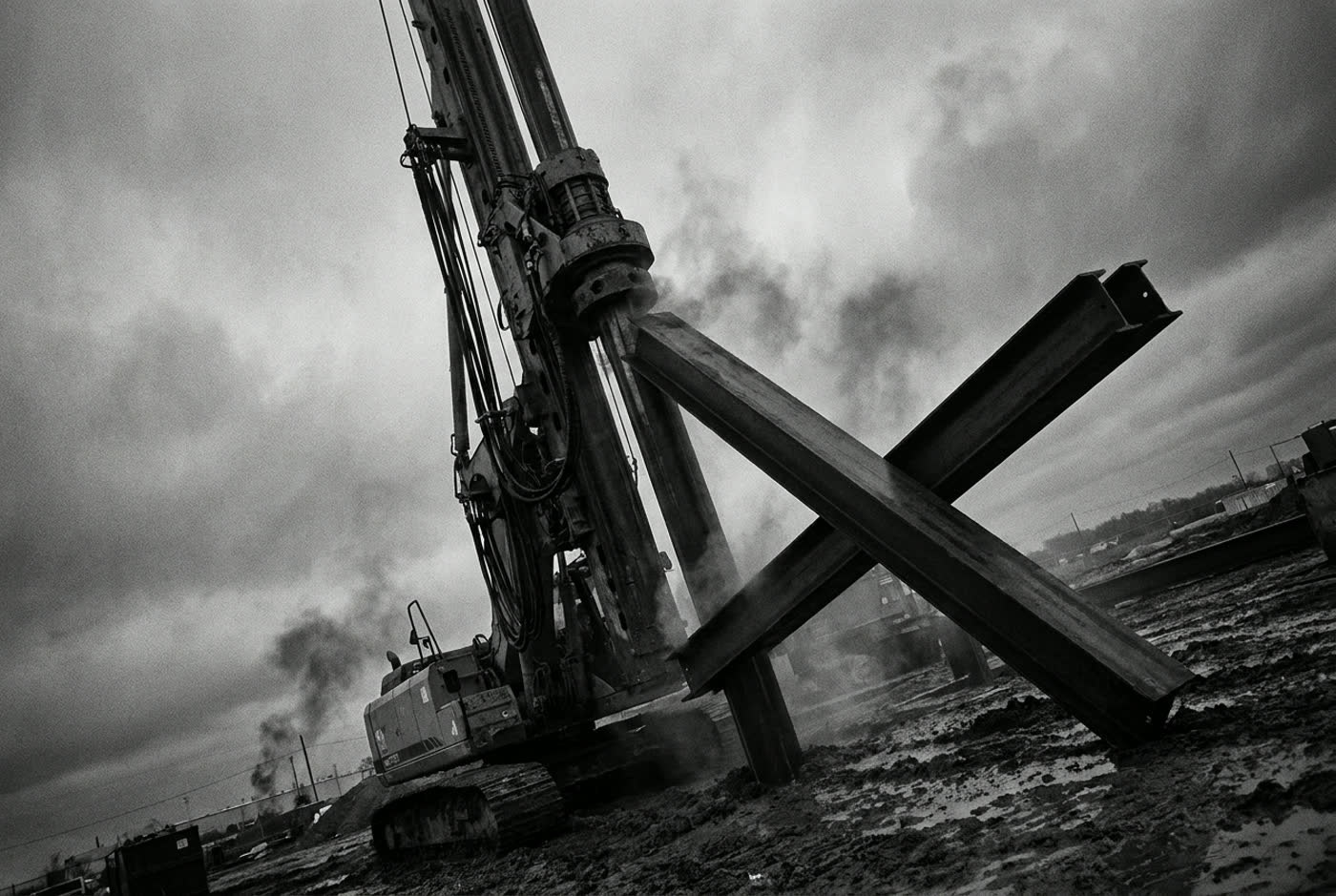 Geopilote website — pile driving and deep foundations specialist